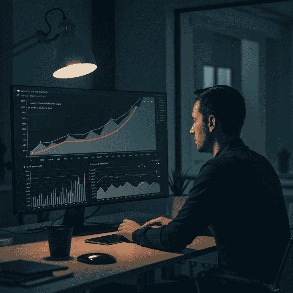 Agence web en Suisse analysant la performance SEO et les résultats marketing